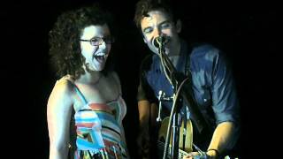 Tyler Hilton sings When the Stars Go Blue with a fan in Columbus, Ohio