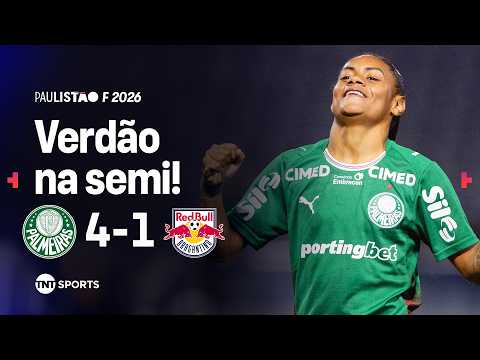 VERDÃO ATROPELA E SE GARANTE NAS SEMIFINAIS! PALMEIRAS 4X1 RB BRAGANTINO