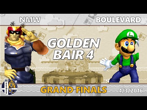 Golden Bair 4 - Grand Finals: NMW (C. Falcon) vs. Boulevard (Luigi)
