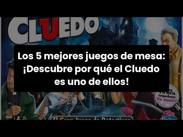 Vídeo relacionado con Hasbro Gaming Juego Cluedo Edición Serie Rústica, Exclusivo en Amazon