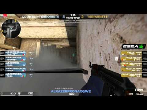 ESEA Season 13 Invite Division - n!faculty vs. Absolute Legends de_mirage_go