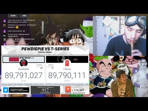 Playing "Bitch Lasagna" on flute to help Pewdiepie win VS T-Series