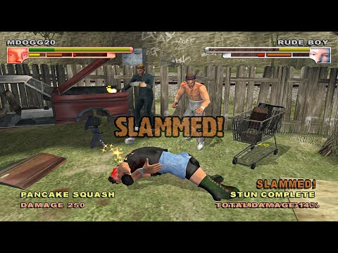 Backyard Wrestling: Don't Try This at Home PS2 Gameplay HD (PCSX2 v1.7.0)