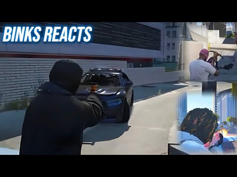 Binks Reacts To CG Vs PD Shootout and More Funny Clips! | Prodigy 2.7 | GTA RP