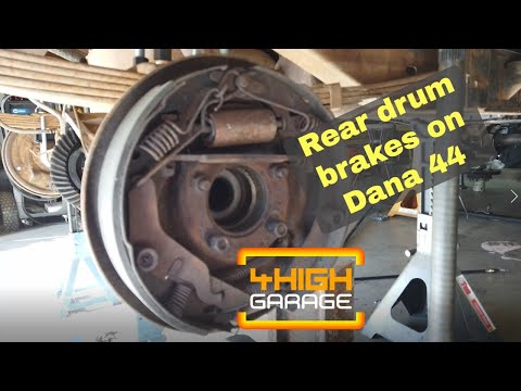 How to rebuild Dana44 Rear Drum Brakes on a Classic Wagoneer or Cherokee Full Size Jeep