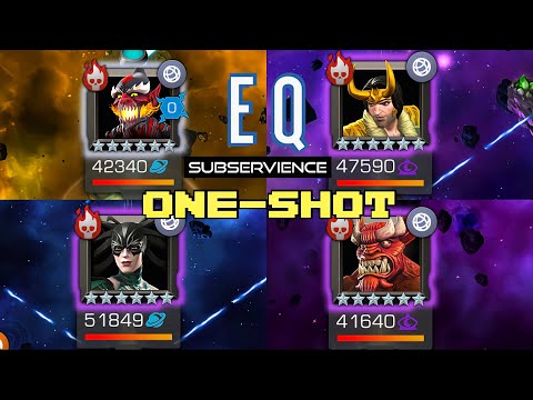 Subservience EQ Bosses One Shot | 1.1 - 2.2 | Redgoblin,Loki,hela and Mangog Bosses