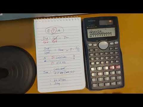 ETA Calculation with explanation (Basic and Simple)