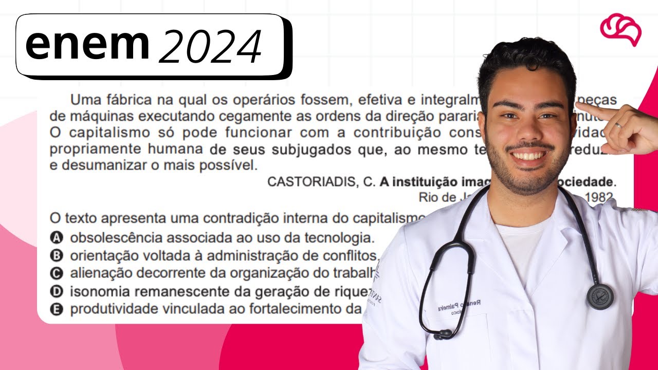 Resolução em Vídeo — Questão 90 ENEM 2024