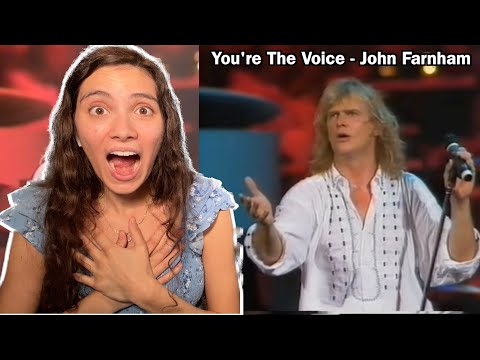 Singer's FIRST TIME REACTION to John Farnham - You're the Voice Live w Melbourne Symphony Orchestra
