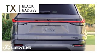 Lexus TX Black Badge | Lexus