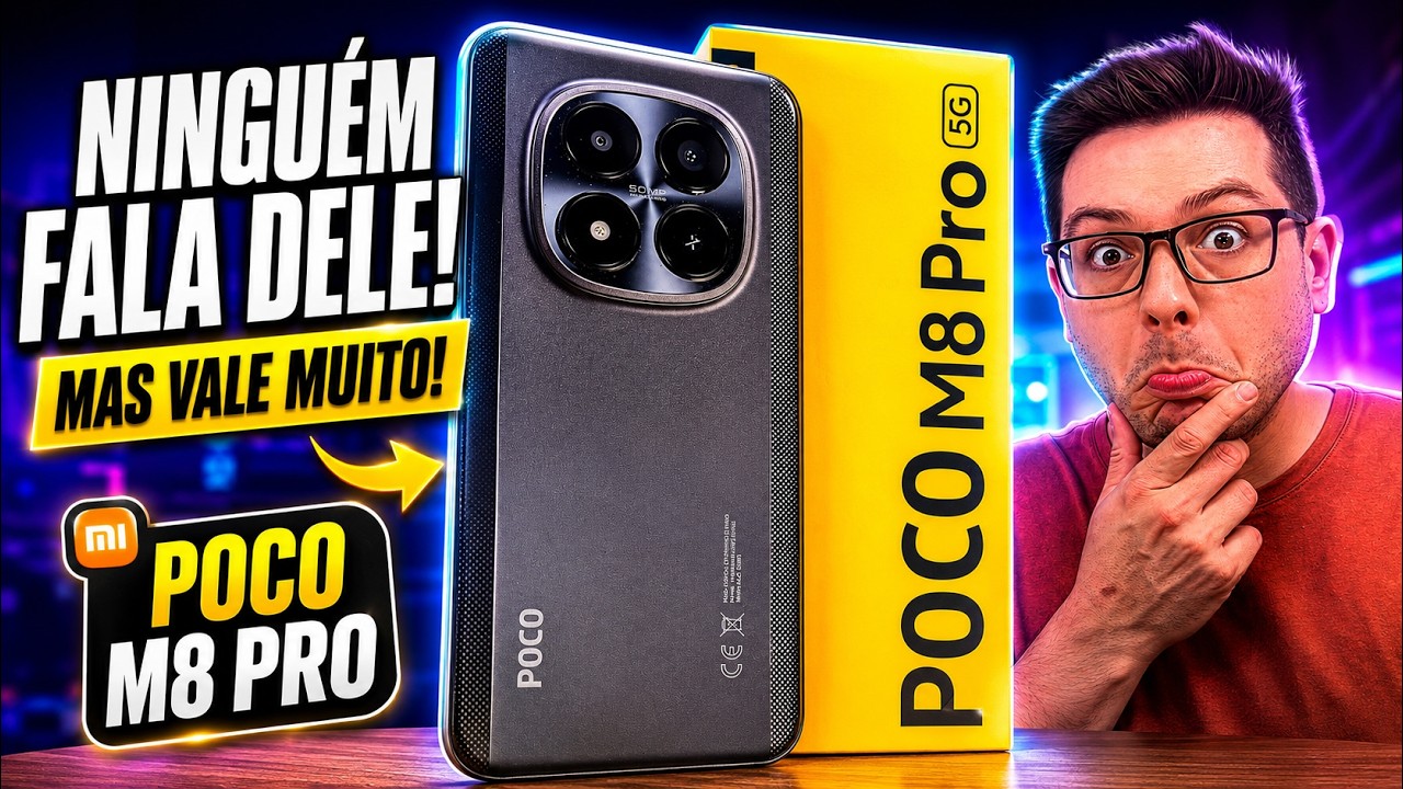 POCO M8 Pro é o MONSTRINHO ESQUECIDO da XIAOMI!
