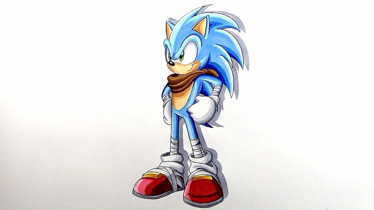 Drawing Boom Sonic - Sonic Boom