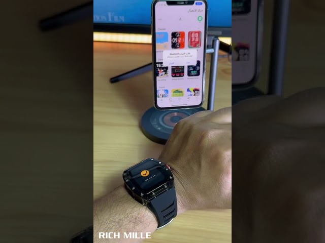 شبيهة ساعة ريتش ميل الذكية الوان متعددة الاصلي