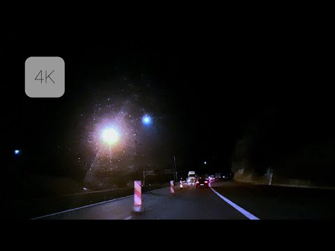 Highway night drive speed,Romania - 4K @driveforfun.