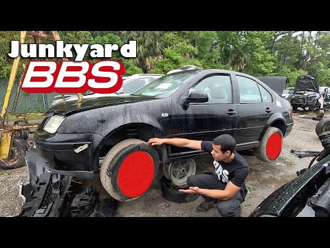 Saving A Set Of BBS Wheels From The Junkyard!