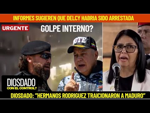 Was Delcy Rodriguez reportedly arrested by Diosdado's faction? (Developing story)