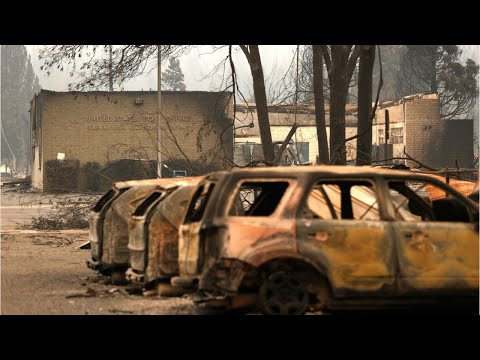Disturbing satellite footage shows the devastating wrought by the massive California fires