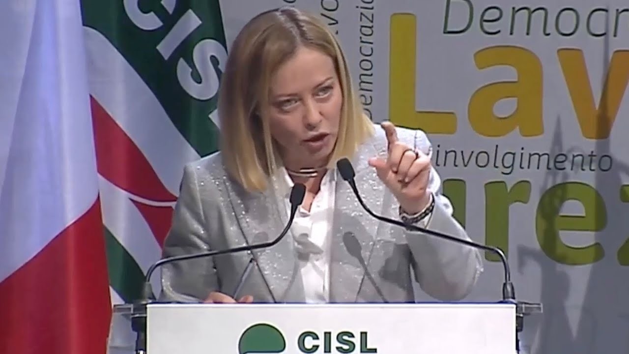 LA STOCCATA DI GIORGIA MELONI A LANDINI: "NESSUNO PRIMA INVOCAVA LA RIVOLTA SOCIALE" (11/2/25)