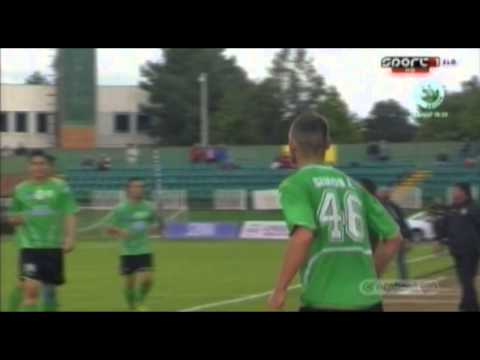 Simon Ádám gólja a Szombathelyi Haladás - Budapest Honvéd mérkőzésen