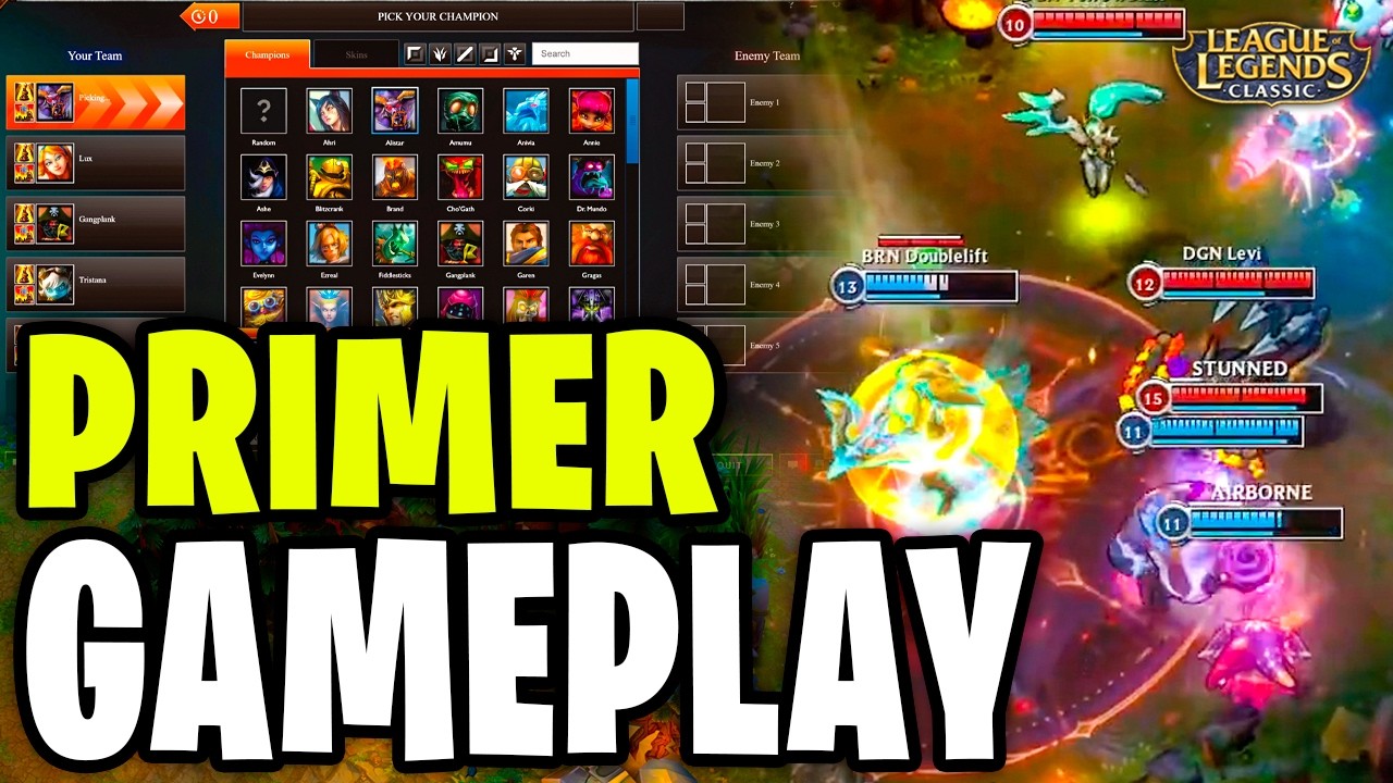 Fecha y Primer Gameplay de League of Legends Classic