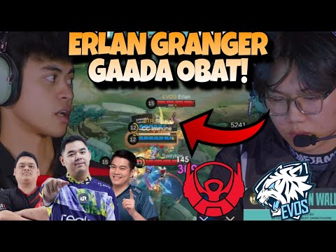GRANGER KING ERLAN GAADA OBAT 18-0 COK !! JAGO BANGET GILAAAA !! EVOS VS BIGETRON MATCH 3 - MPL S16