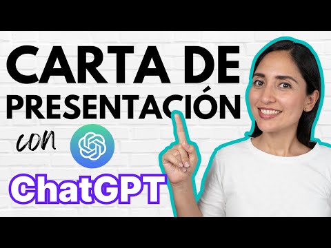 Como Hacer Una CARTA DE PRESENTACION Con ChatGPT Para Trabajos Remotos