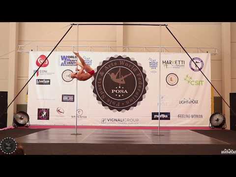 Fratini Giacomo pole sport 2019. Latino american routine.