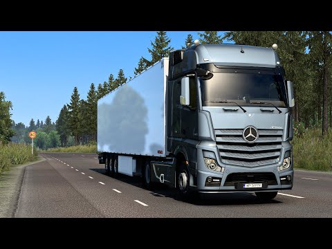 ETS2 1.40 - ProMods 2.55 - Mercedes-Benz Actros 1852 MPIV - Trip: Östersund - Sundsvall