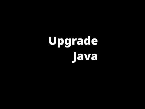 Upgrade Minecrafts Java