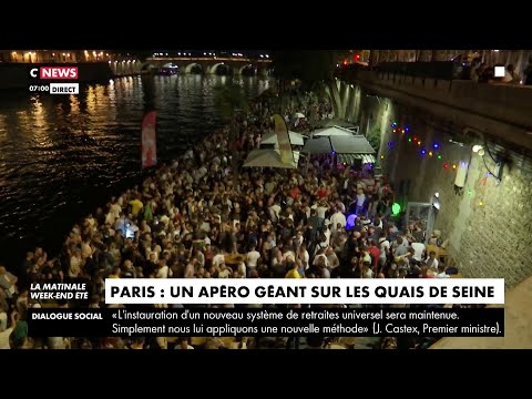 Paris : un apéro géant sur les quais de Seine