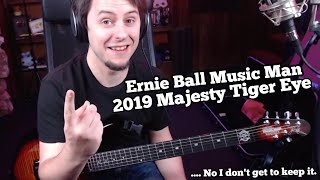 Video thumbnail for They sent me a $5000 guitar to demo | 2019 Ernie Ball Music Man Majesty Tiger Eye by Jules Conroy