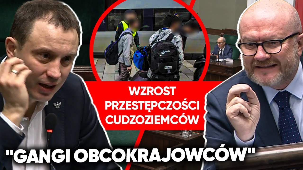 "Gangi obcokrajowców". Mulawa przepytuje Duszczyka. "To jest kłamstwo!"