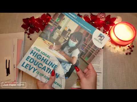 ⏰ ASMR Over 4 Hours of Paper Sorting / Organizing / Page Turning for Sleep, Study or Relaxation