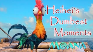 Heihei&#39;s Dumbest/Funniest Moments - MOANA