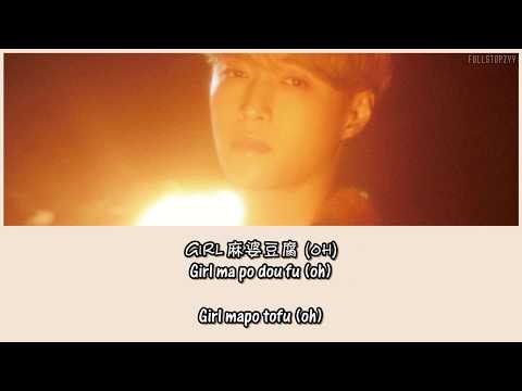 LAY - Mapo Tofu (Chinese Ver.) + [English subs/Hanyu Pinyin/Chinese]