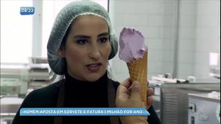 Fabíola Gadelha mostra homem que fatura R$ 1 milhão com a venda de sorvetes