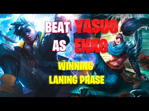 Ekko VS Yasuo | How to beat Yasuo as Ekko| Tips And Counters for Laning Phase