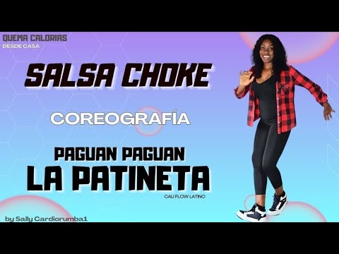 🔥 SALSA CHOKE – Paguan, Paguan (La Patineta) 🛹 | Cali Flow Latino | Coreografía by Sally CardioRumba