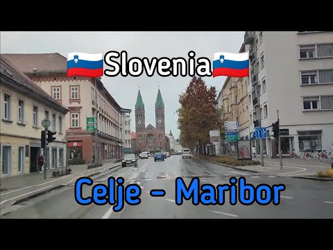 Driving from Celje to Maribor A1, E57 - Slovenia