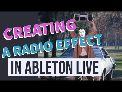 How to Create a Radio Effect or Phone Effect Like Kanye West in Ableton Live