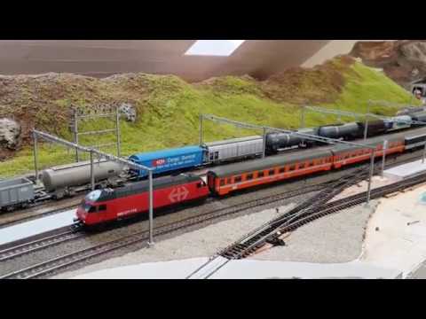 Zugverkehr Bahnhof Effingen 1/87