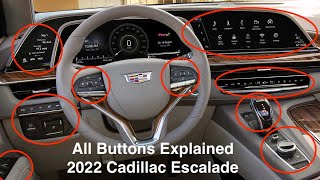 All Buttons Explained 2022 Cadillac Escalade 22 23 2023
