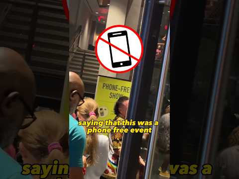 The phoneless concert… #storytime #shorts