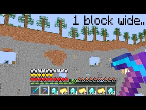 xNestorio - Minecraft UHC but the world is 1 block wide...?