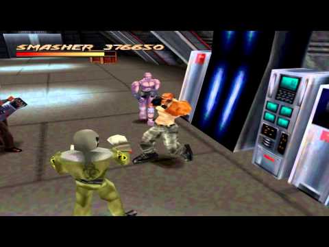 Fighting Force (PS1) walkthrough - Secret Base