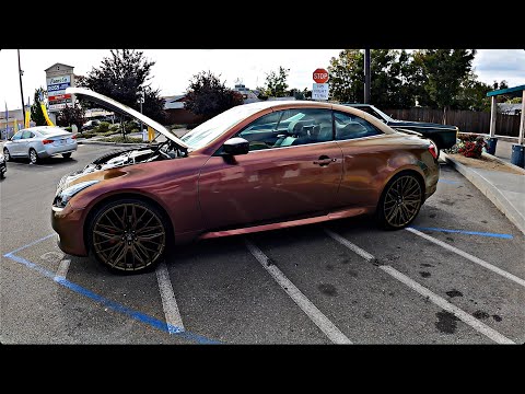 I WENT TO THIS CAR SHOW IN OAKLAND AND SAW THIS CLEAN INFINITI G37 CONVERTIBLE!