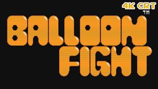 Balloon Fight [3 Loops] 1982 NES | 4K CRT