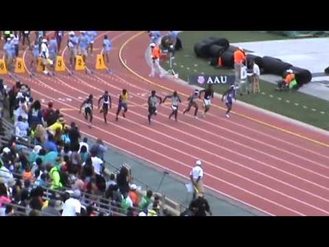 2013 AAU JUNIOR OLYMPIC CHAMPIONSHIPS - 14 YR BOYS- 100 METER FINALS