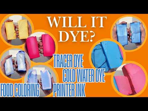 DYED GYM CHALK | WILL IT DYE? SERIES | 10 BLOCKS