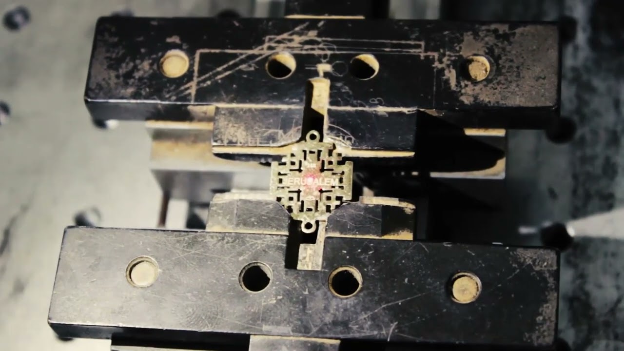 Diamond Jerusalem Cross Bracelet